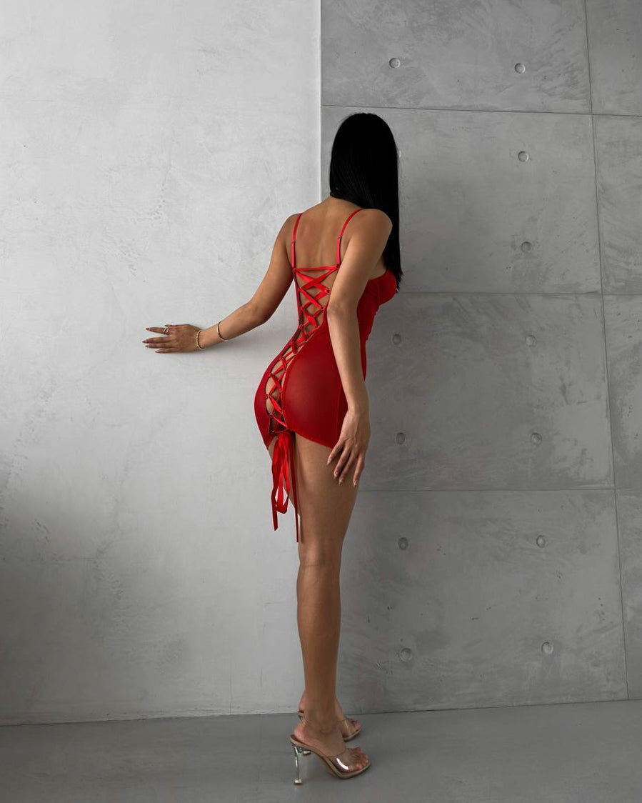 Lucy Kırmızı Babydoll