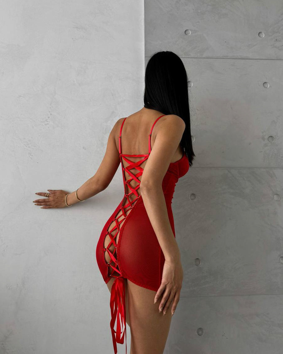 Lucy Kırmızı Babydoll